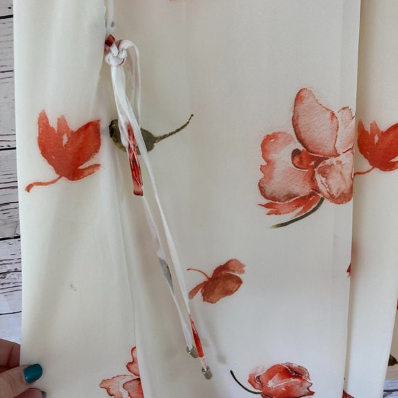 Haute Hippie morrison flowing flowers tie shift dress - Picture 8 of 12